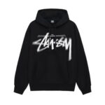 Stussy Cappuccio Dizzy Stock Nera Felpa